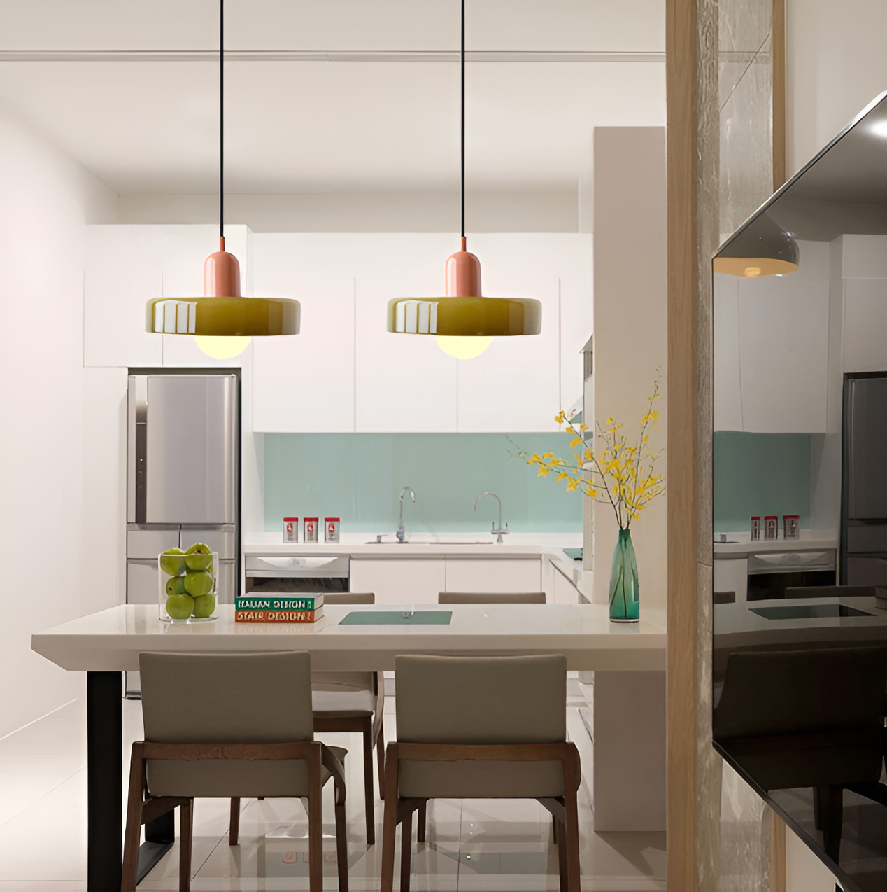 ChicChandelier – Verstelbare en Kleurrijke Hanglamp van Glas