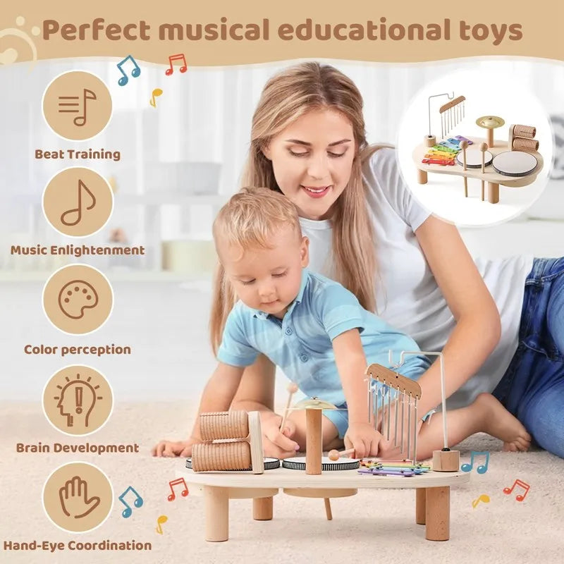 Creatief Houten Muziekspeelgoed – MelodyMaker