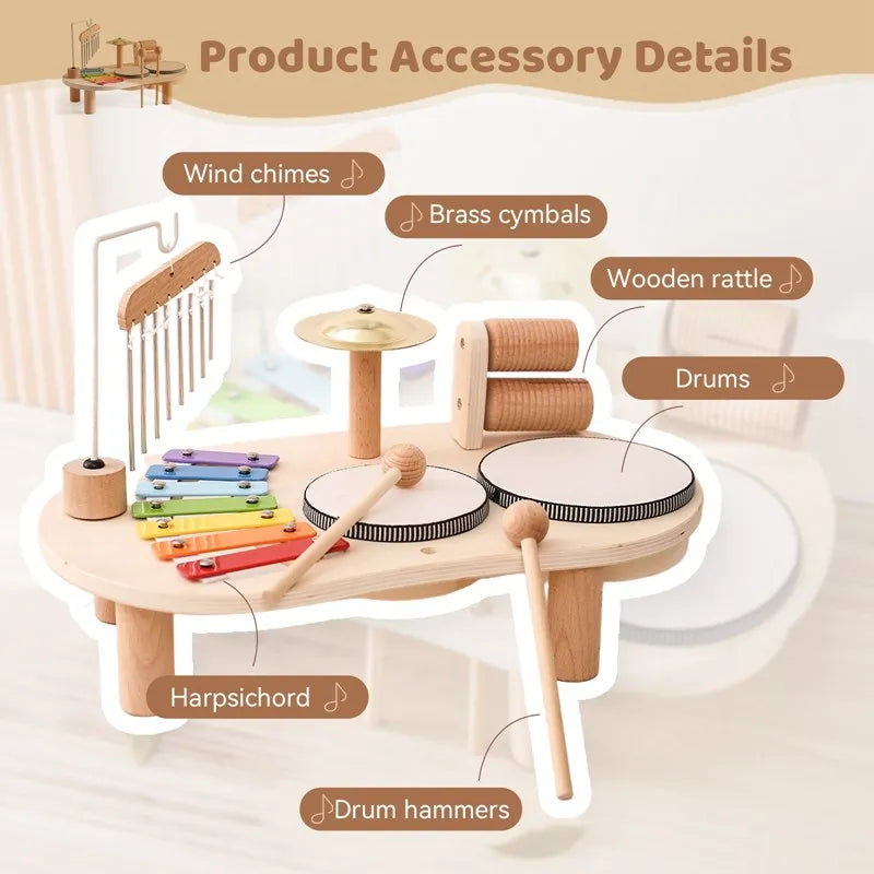 Creatief Houten Muziekspeelgoed – MelodyMaker