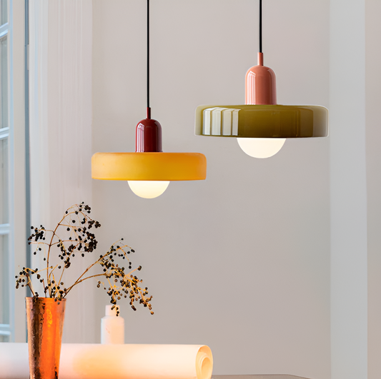 ChicChandelier – Verstelbare en Kleurrijke Hanglamp van Glas